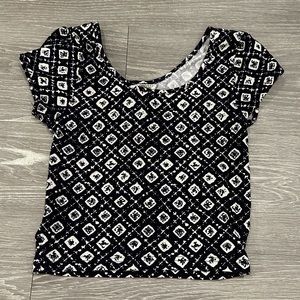 Forever 21 Patterned Crop Top